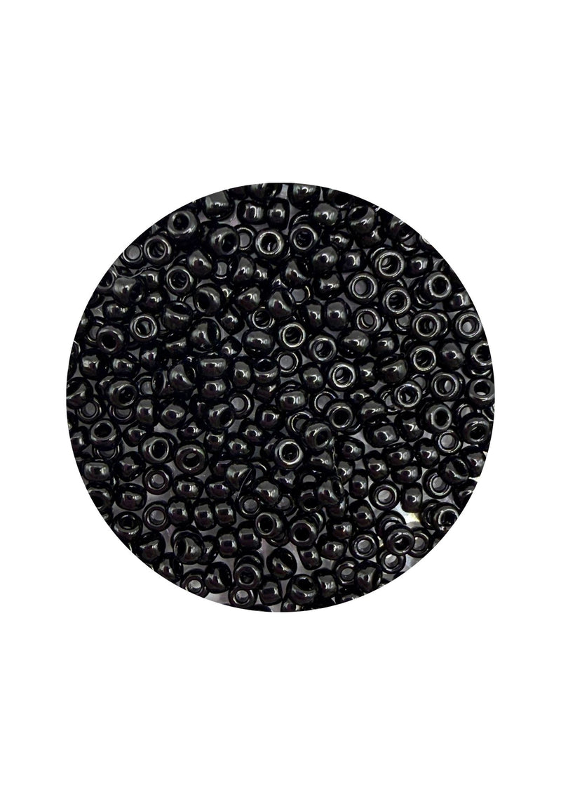 Miyuki rocailles 11/0 - opaque black 401