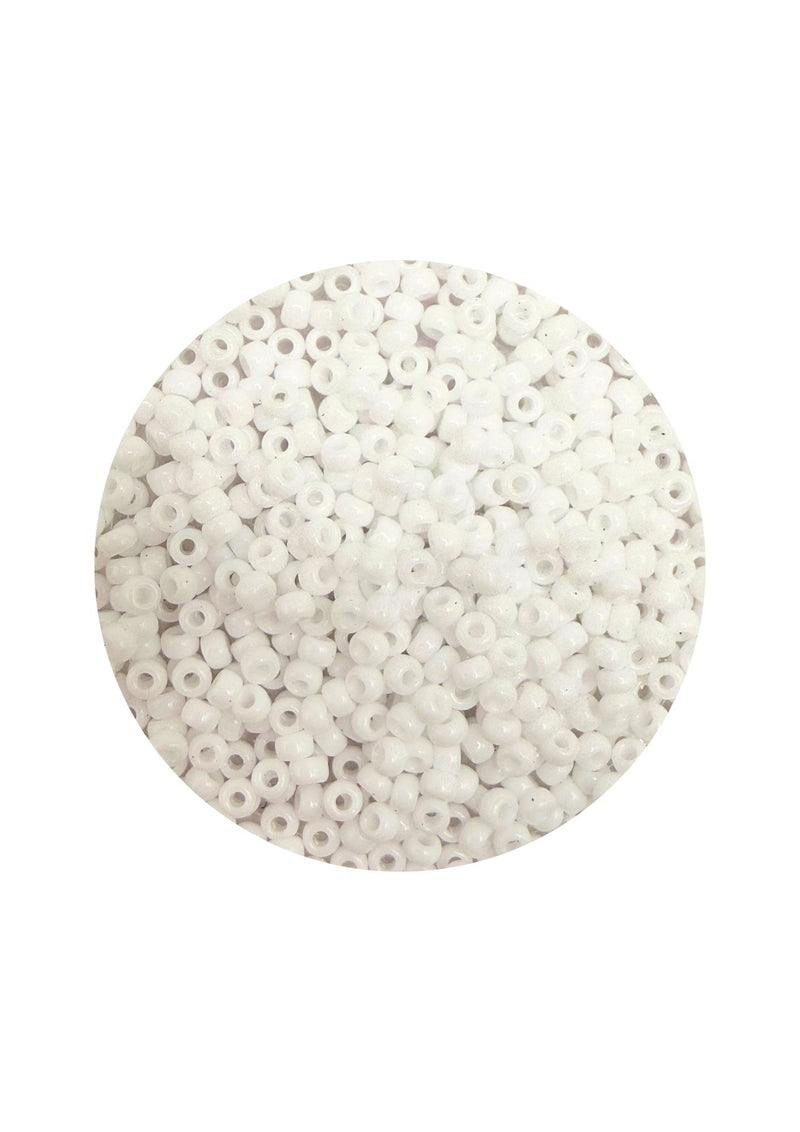 Miyuki rocailles 11/0 - opaque white 402