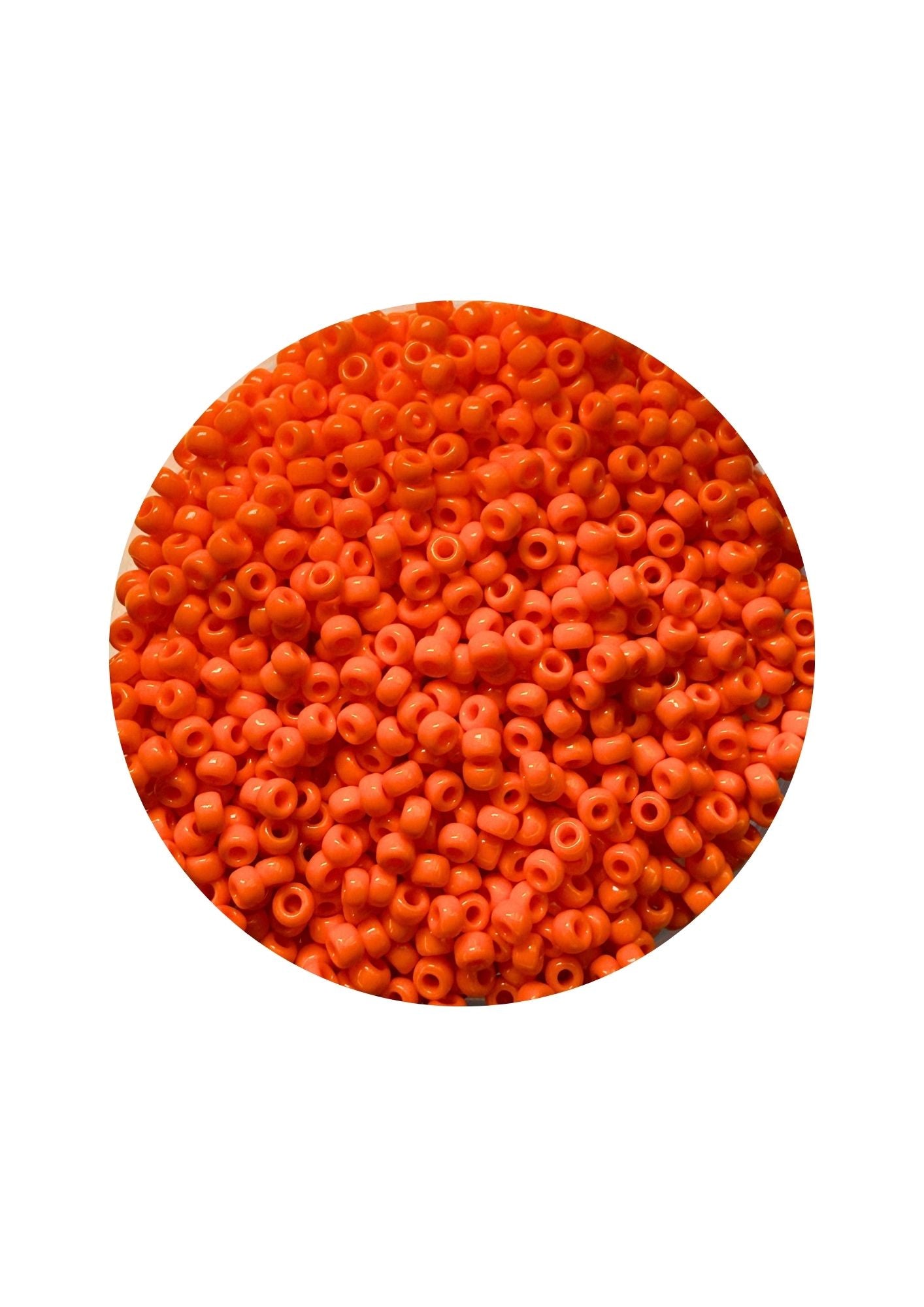 Miyuki rocailles 11/0 - opaque orange 406