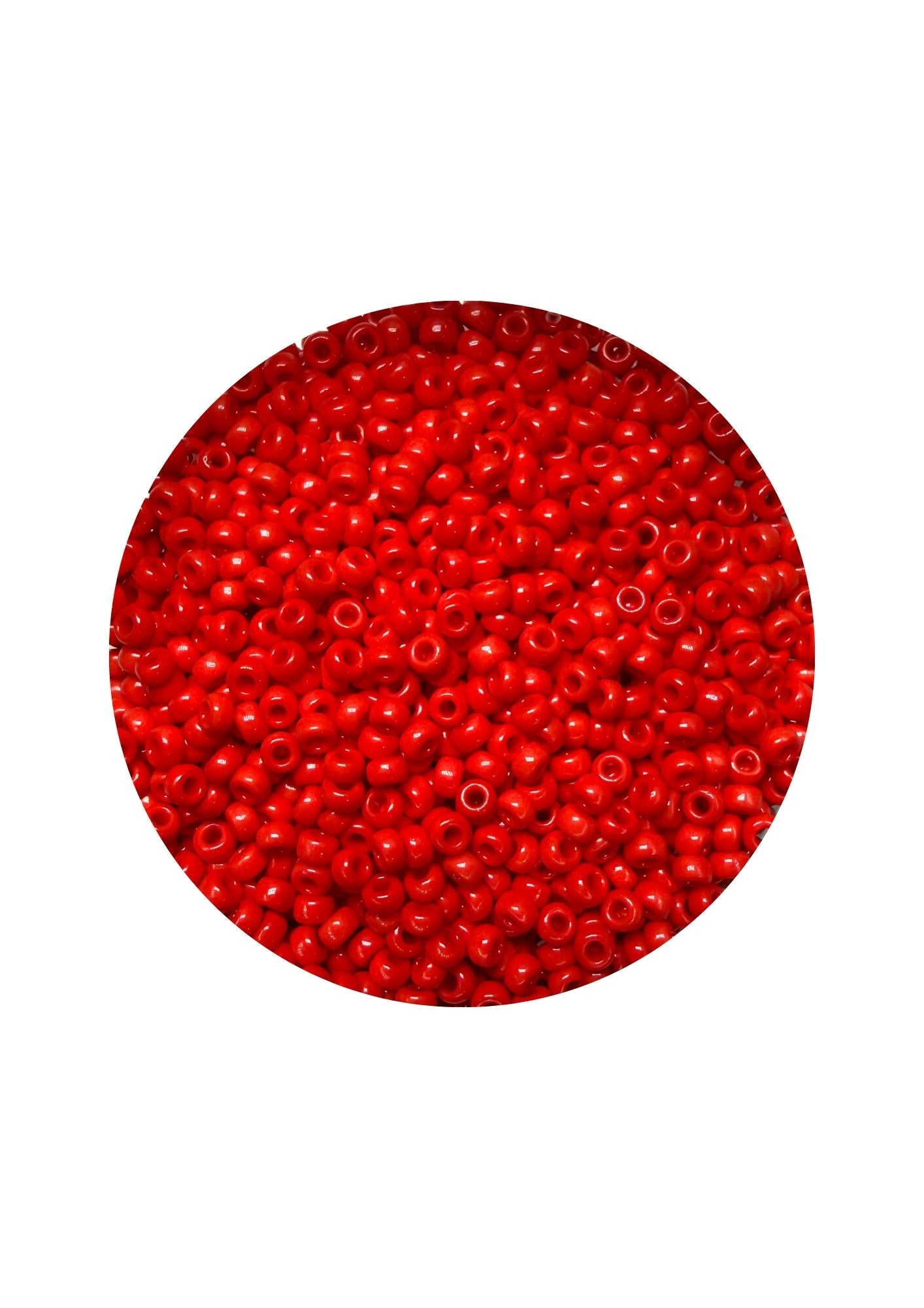 Miyuki rocailles 11/0 - opaque red 408