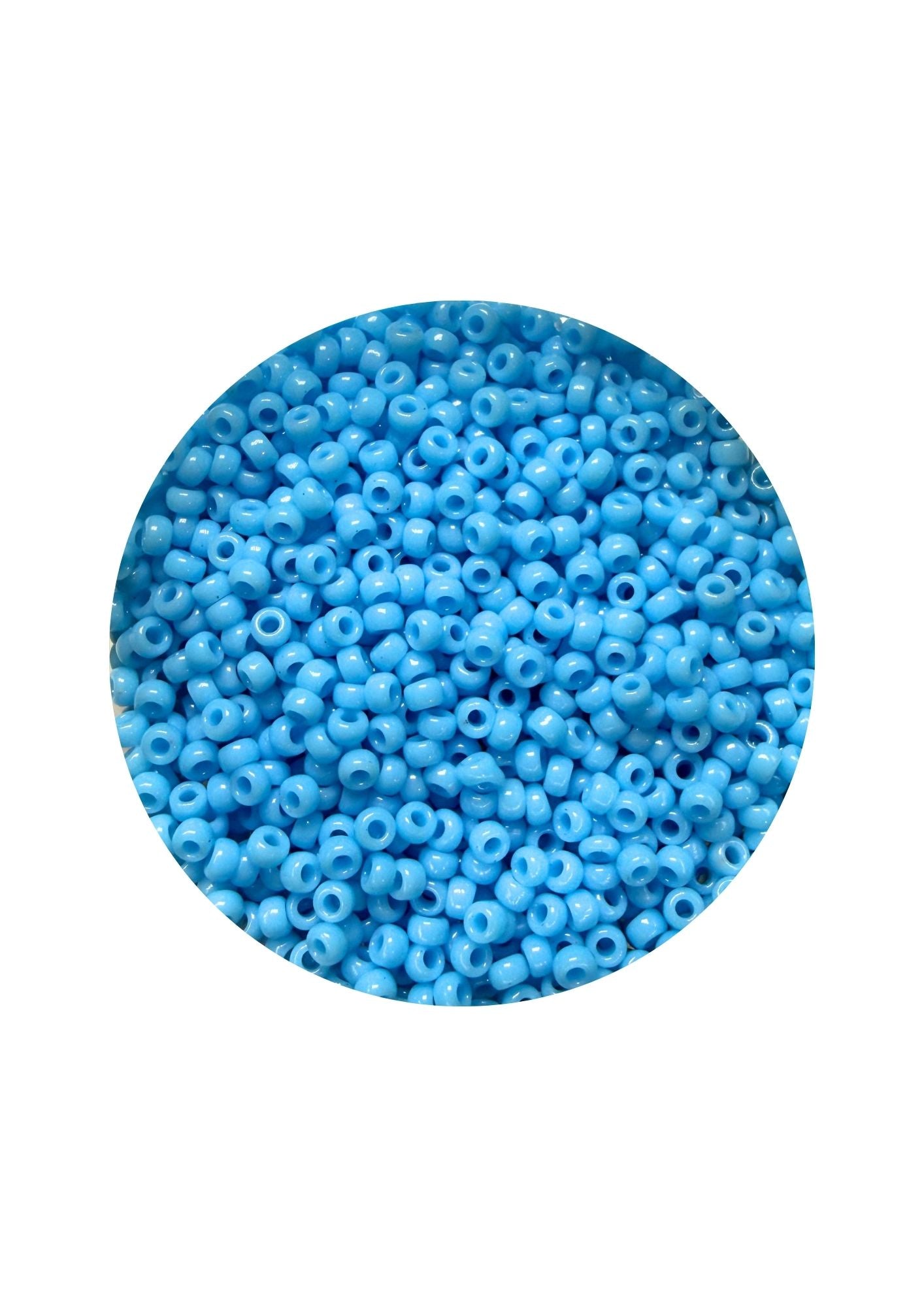 Miyuki rocailles 11/0 - opaque turquoise blue 413
