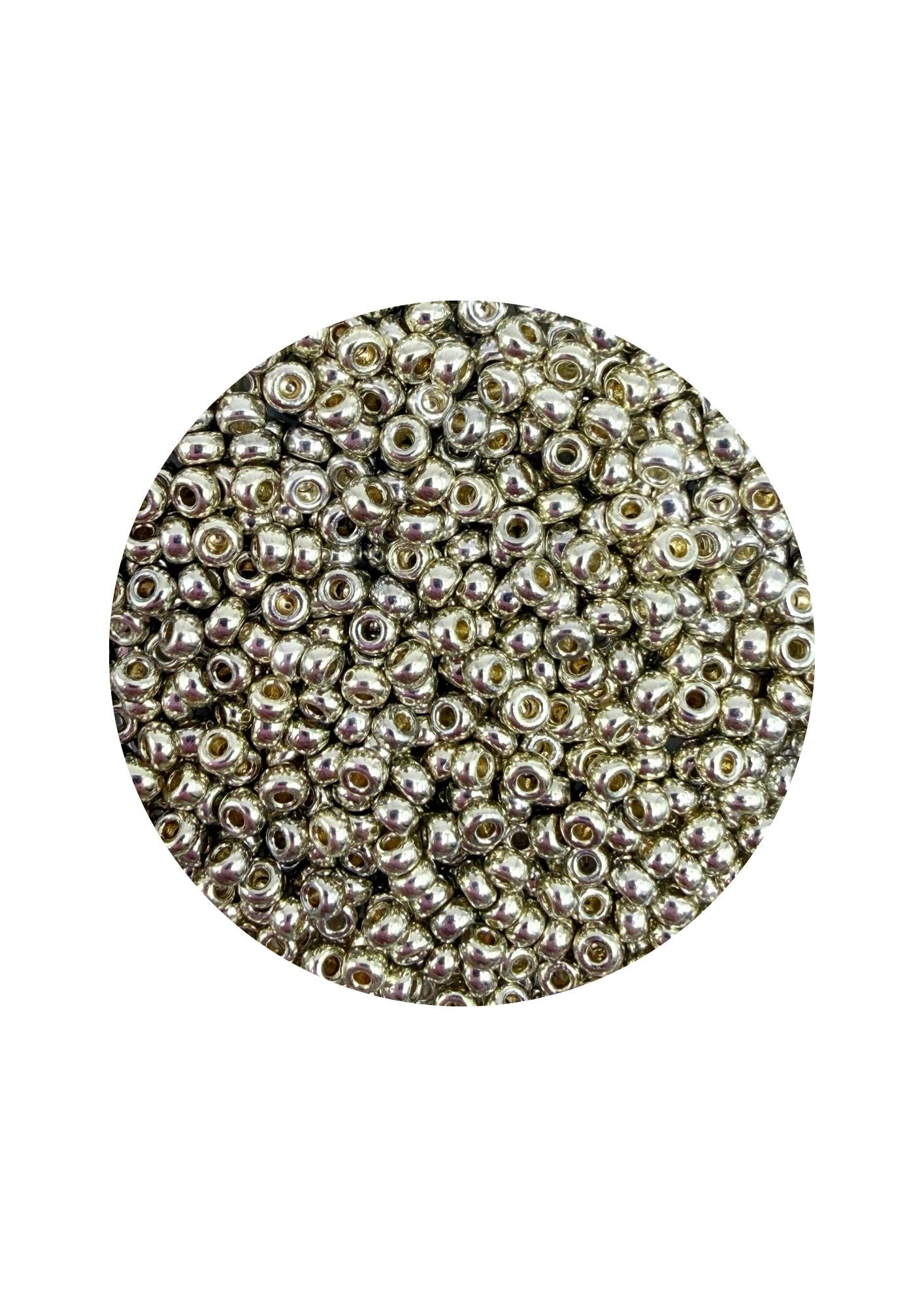 Miyuki rocailles 11/0 - duracoat galvanized silver 4201
