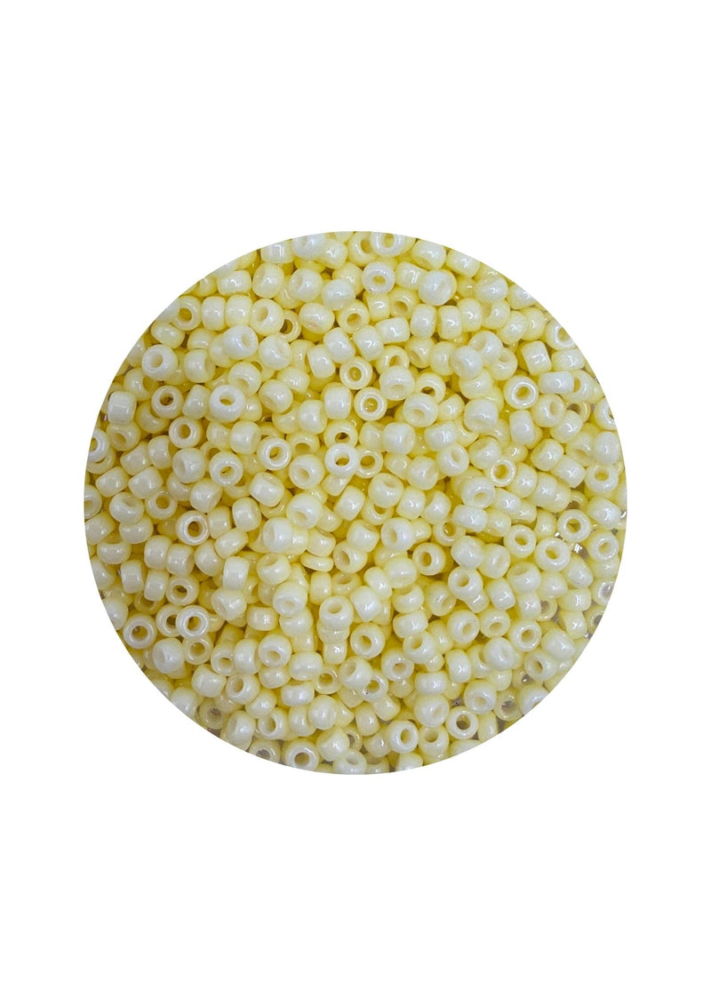 Miyuki rocailles 11/0 - duracoat opaque light lemon ice 4451
