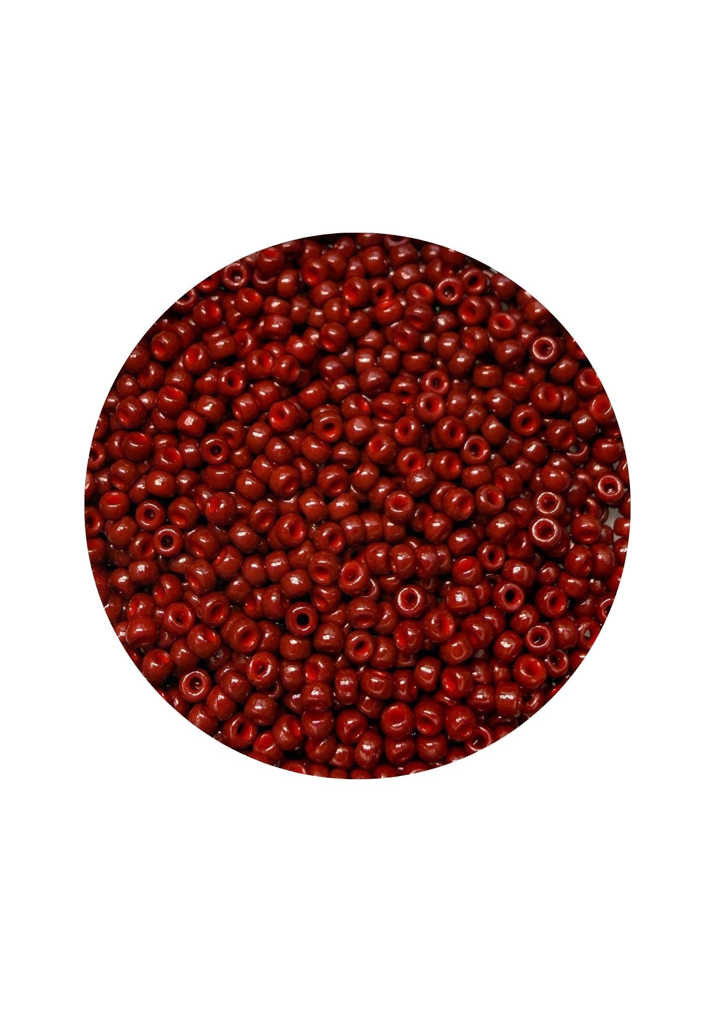 Miyuki rocailles 11/0 - duracoat opaque dyed maroon 4470