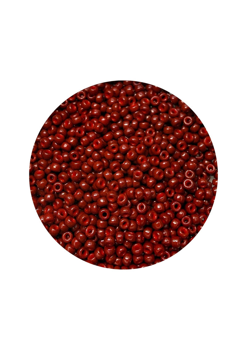 Miyuki rocailles 11/0 - duracoat opaque dyed maroon 4470