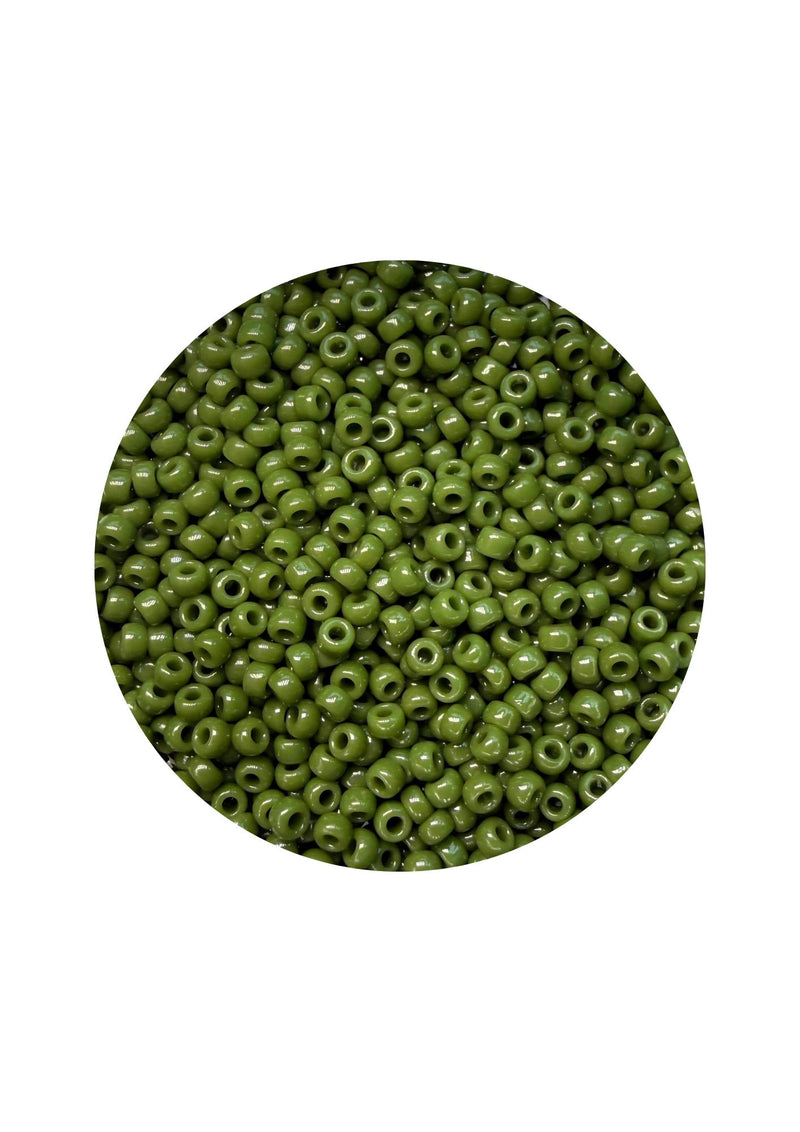 Miyuki rocailles 11/0 - opaque avocado 501