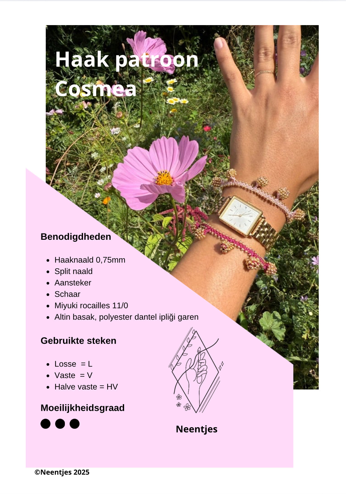 Haakpatroon Cosmea